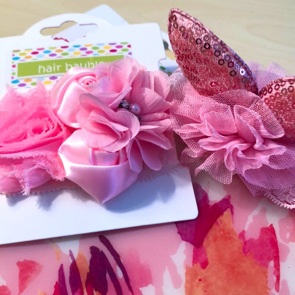 NWOT Boutique Baby/Toddler Bunny Flower He…